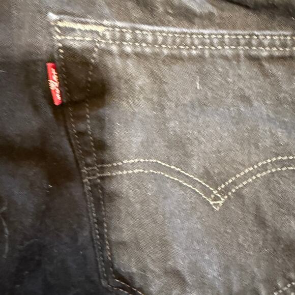 Levi’s 501 Original Fit Men’s Black Button Fly Jeans Size 34 - Picture 5 of 10